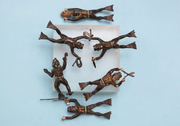 SOLD Lone Star Harvey Series Frogmen - 6 Figures