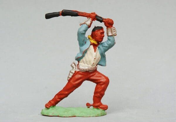 SOLD UNA Cowboy Clubbing with Rifle (Herald Copy)
