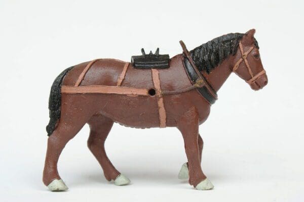 SOLD Britains Cart Horse - BROWN PVC Plastic!