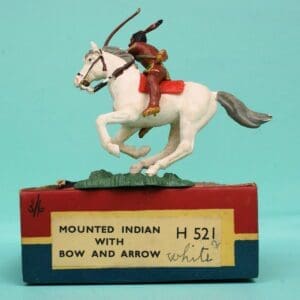 SOLD Herald Zang Mounted Indian Brave - Boxed