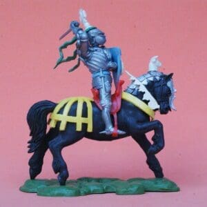 SOLD Britains C15th Century Mounted Knight Attacking
