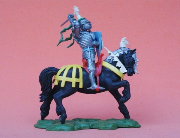 SOLD Britains C15th Century Mounted Knight Attacking