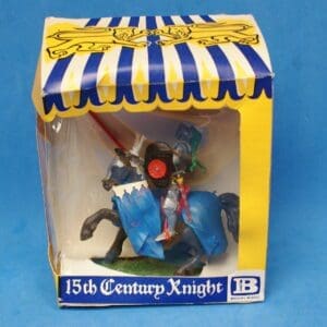 SOLD Swoppet C15th Mounted Knight Defending with Lance