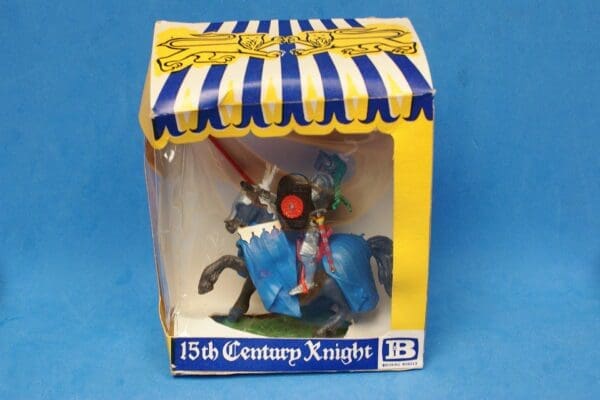 SOLD Swoppet C15th Mounted Knight Defending with Lance