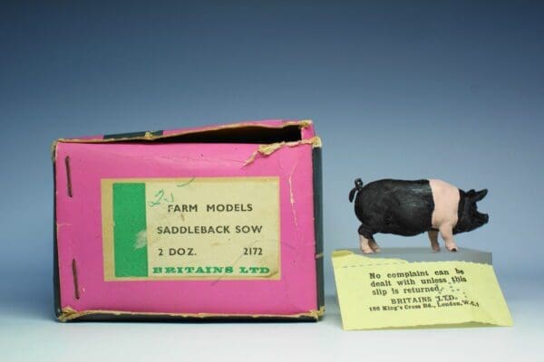 SOLD Herald Saddleback Sow Trade Box