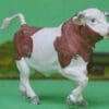 Britains Polythene Plastic Bull - Later CARAMEL Markings - Image 2