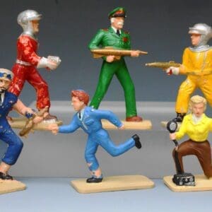 Kentoys/Eaglewall Dan Dare Rare Set of 6 Figures