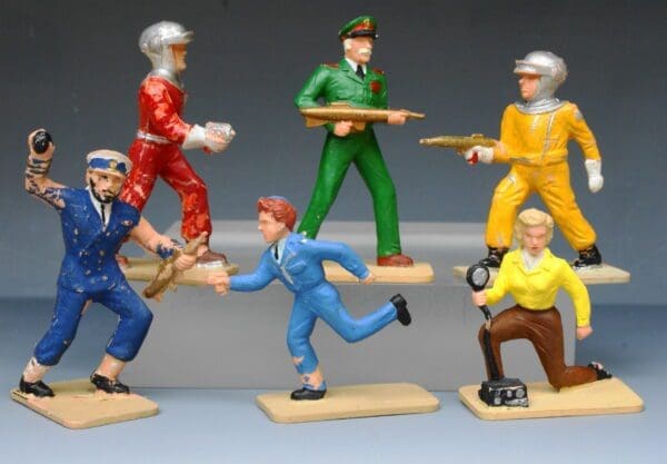 Kentoys/Eaglewall Dan Dare Rare Set of 6 Figures