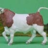 Britains Polythene Plastic Bull - Later CARAMEL Markings - Image 3