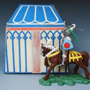 SOLD Swoppet C15th Knight Attacking - Tent Pack