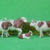 NEW! Britains Bull, Cows & Calf - CARAMEL Markings