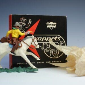 SOLD Swoppet Cowboy Bank Robber 1st Issue Box