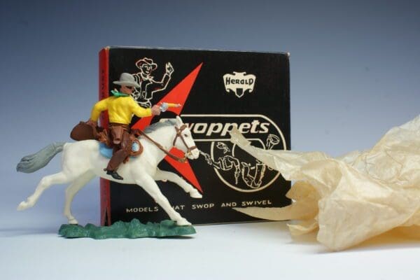 SOLD Swoppet Cowboy Bank Robber 1st Issue Box