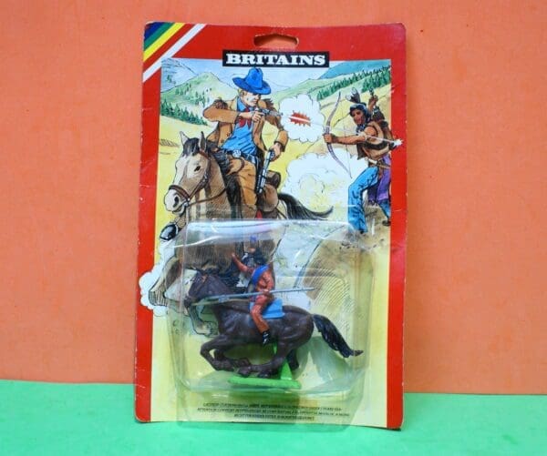 Britains Deetail Mounted Apache Indian Bubble Pack