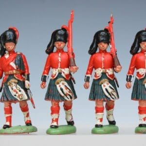 SOLD Herald Black Watch Officer & 3 Highlanders Marching