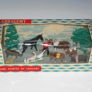 SOLD Crescent Farm Set - Display Window Box!
