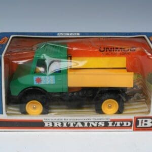 SOLD Britains Unimog Tractor-Lorry - Straw Box!