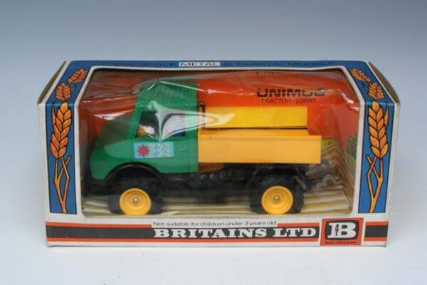 SOLD Britains Unimog Tractor-Lorry - Straw Box!