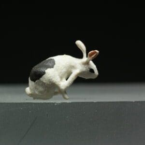 SOLD OUT Herald Scratching Rabbit (White)