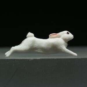 Herald Running Rabbit (White) - SALE PRICE!
