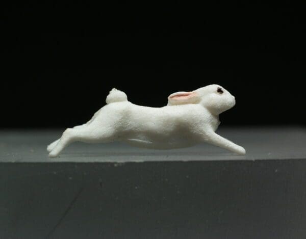Herald Running Rabbit (White) - SALE PRICE!