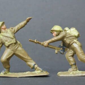 SOLD Cherilea Khaki Infantry - Matching Pair
