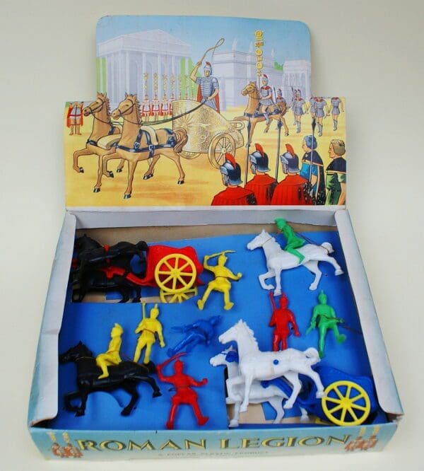 SOLD Poplar Plastic Roman Legion Box Set - Very Rare!