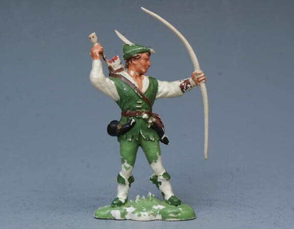 Herald Robin Hood Rare WHITE Plastic