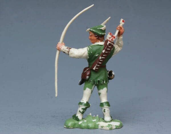 Herald Robin Hood Rare WHITE Plastic - Image 2