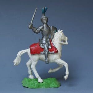 Crescent Mounted Knight with Sword & Shield - RARE!