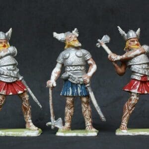 SOLD Cherilea Vikings WHITE Plastic 60mm