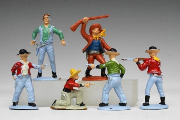 SOLD Charbens Wild West 6 Cowboys