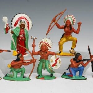SOLD Charbens Wild West 7 Red Indians, Chief