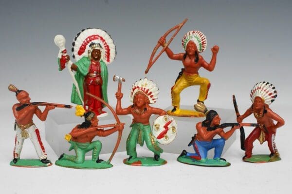 SOLD Charbens Wild West 7 Red Indians, Chief