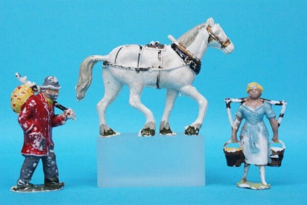 Cherilea Transitional Farm Cart Horse & Figures