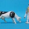 SOLD Cherilea RARE Friesian Cow & Farmer 60mm