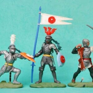 SOLD Swoppet Knights 3 Figure Loose Set #2