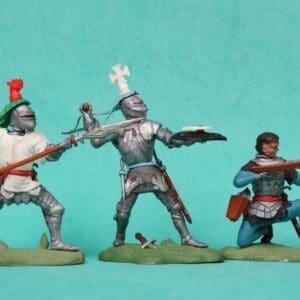 SOLD Swoppet Knights 3 Figure Loose Set #3