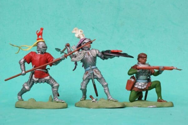 SOLD Swoppet Knights 3 Figure Loose Set #4