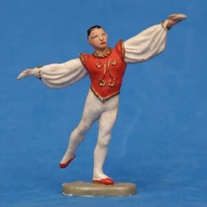SOLD Herald Zang Male Ballet Dancer - RED Plastic!