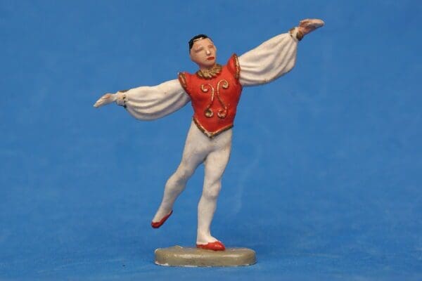 SOLD Herald Zang Male Ballet Dancer - RED Plastic!