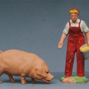 SOLD Britains Girl with Bucket & Pig - Lead Moulds