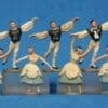SOLD Herald Zang BLUE Ballet Dancers 'Curtain Call'