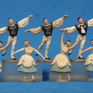 SOLD Herald Zang BLUE Ballet Dancers 'Curtain Call'
