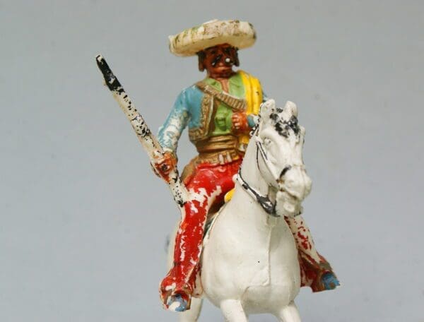 Cherilea 54mm Mounted Mexican in Poncho - SCARCE!