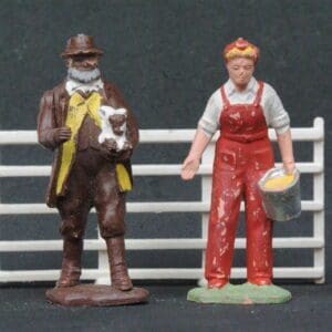 SOLD Britains Shepherd & Girl with Bucket - Lead Moulds