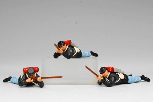 SOLD Britains "Eyes Right" ACW Union Infantry Lying Firing