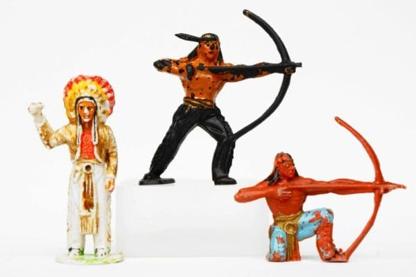 SOLD Timpo Indians - Group of 3 (Hollowcast Moulds)