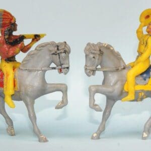 SOLD Hilco Wild West Mounted Cowboy and Indian