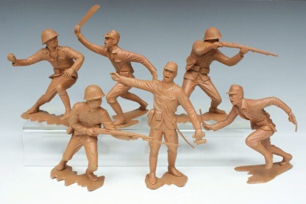 SOLD Marx UK Set of Japanese Large Scale Soldiers